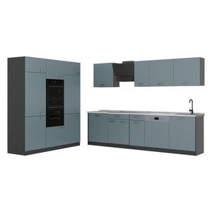 Vicco KUCHYNKA R-Line, Modrošedá/biely, 180 cm bez pracovnej dosky vyobraziť