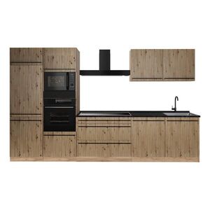 Vicco KUCHYNKA R-Line, Remeselný dub/Dub Goldkraft, 340 cm bez pracovnej dosky vyobraziť