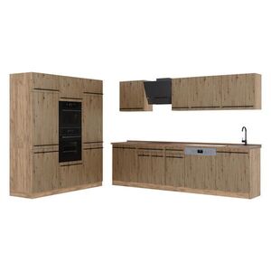 Vicco KUCHYNKA R-Line, Remeselný dub/Dub Goldkraft, 180 cm bez pracovnej dosky vyobraziť