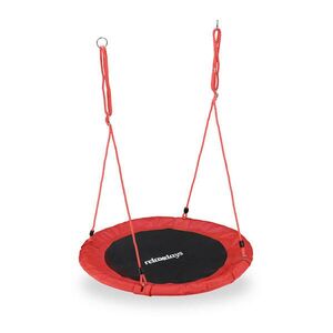 Relaxdays HOJDAČKA hniezdová červená nastaviteľná výška 90 cm vyobraziť