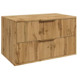 Badplaats SKRINKA POD UMÝVADLO Rimini 2 zásuvky dub - 80 x 46 x 46 cm vyobraziť