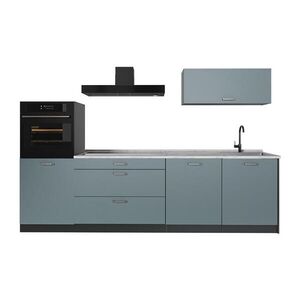 Vicco KUCHYNKA R-Line, Modrošedá/antracitová, 280 cm bez pracovnej dosky vyobraziť