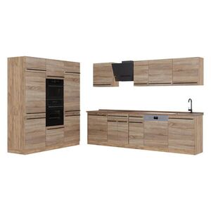Vicco KUCHYNKA R-Line, Sonoma/Dub Goldkraft, 180 cm bez pracovnej dosky vyobraziť