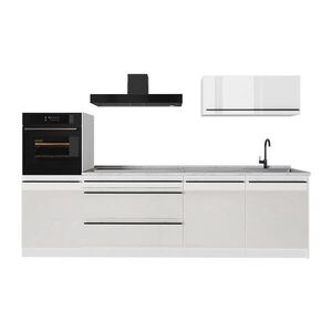 Vicco KUCHYNKA R-Line, Biely vysoký lesk/biely, 280 cm bez pracovnej dosky vyobraziť