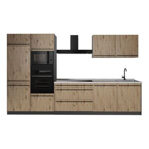 Vicco KUCHYNKA R-Line, Remeselný dub/antracitová, 340 cm bez pracovnej dosky vyobraziť