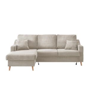 P & B ROHOVÁ SEDAČKA, textil, béžová vyobraziť
