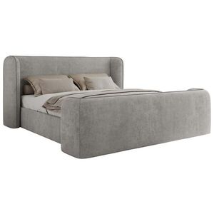 MKS ČALÚNENÁ POSTEĽ EMORA CLASSIC DUO 160/200 - Svetlosivá Štruktúrovaná látka - Matrac Pocket vyobraziť