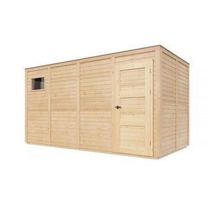 Timbela ZÁHRADNÝ DOMČEK drevený 8, 16 m², 404/216/202 cm, s impregnovanou podlahou, M327F2+M327G vyobraziť