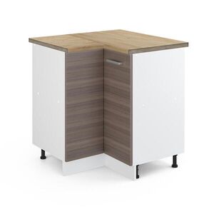 Vicco ROHOVÁ SPODNÁ SKRINKA R-Line Ušľachtilá šedá 75.6 cm , AP Oak vyobraziť