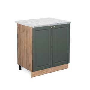 Vicco SPODNÁ SKRINKA POD DREZ Fame-Line Zelený a zlatý vidiecky dom 80 cm , AP Marble vyobraziť