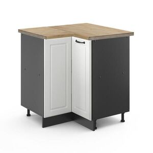 Vicco ROHOVÁ SPODNÁ SKRINKA R-Line Biely vidiecky dom 75.6 cm , AP Oak vyobraziť