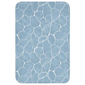 OnlyWow PREDLOŽKA PRED WC Organic - vzor - modrá 60x90 cm vyobraziť
