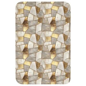 OnlyWow PREDLOŽKA PRED WC Mozaika - Mramor - Zlato 60x90 cm vyobraziť