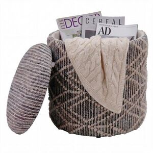 Livetastic TABURETKA, textil, 40/45/40 cm vyobraziť