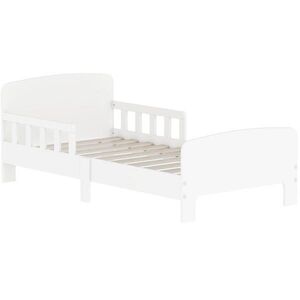 Modenvie DETSKÁ Posteľ z dreva/MDF, 140/70 cm, biela, s obojstrannými bezpečnostnými zábranami vyobraziť