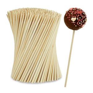 Relaxdays TYČINKY Prírodné bambusové na cake pops 400-ks-set 15 cm vyobraziť