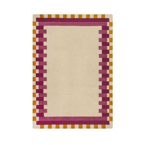 Flair Rugs VLNENÝ KOBEREC, 120/170 cm žltá, ružová vyobraziť