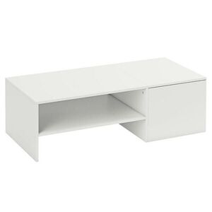 Flora Grace KONFERENČNÝ stolík biely s posuvnou doskou a úložným priestorom 110/52 cm vyobraziť