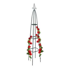 Relaxdays OBELISK Zelený kovový 192 cm vyobraziť