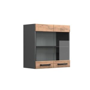 Vicco KUCHYNSKÁ SKLENENÁ SKRINKA R-Line Dub Goldkraft 60 cm vyobraziť