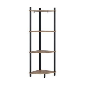 Vicco ROHOVÁ POLICA Bivio Goldkraft dub/antracit 29 x 102.5 cm so 4 úložnými priehradkami vyobraziť