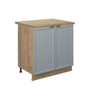 Vicco SPODNÁ SKRINKA POD DREZ Fame-Line Svetlo modrošedá 80 cm , AP Oak vyobraziť