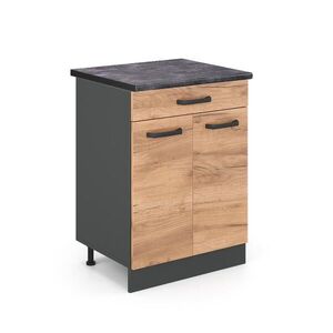 Vicco KUCHYNSKÁ SPODNÁ SKRINKA R-Line Dub Goldkraft 60 cm , AP Antracit vyobraziť