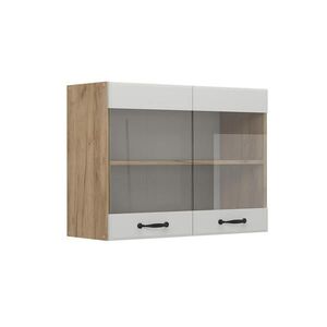 Vicco KUCHYNSKÁ SKLENENÁ SKRINKA R-Line Biely vidiecky dom 80 cm vyobraziť