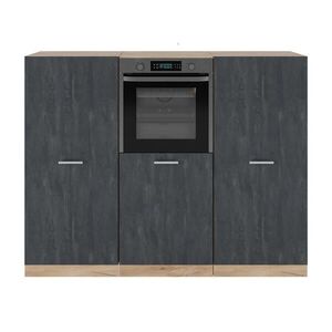 Vicco ZARIADENÁ KUCHYŇA R-Line Čierny betón/dub Goldkraft 180 cm Bez pracovnej dosky vyobraziť
