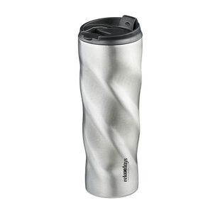 Relaxdays TERMOHRNČEK Strieborný čierny 500 ml vyobraziť