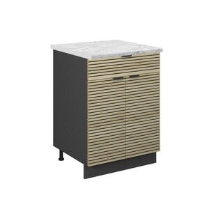 Vicco KUCHYNSKÁ SPODNÁ SKRINKA Fame-Line Dubový panel 60 cm so zásuvkou, AP mramor vyobraziť