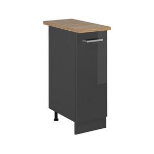 Vicco LEKÁRENSKÁ SKRINKA R-Line Antracit vysoký lesk 30 cm , AP Oak vyobraziť