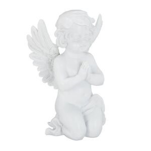 Relaxdays ANJEL Biely umelý kameň mrazuvzdorný 36 cm vyobraziť