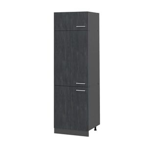 Vicco CHLADNIČKA R-Line Čierny betón 60 cm vyobraziť