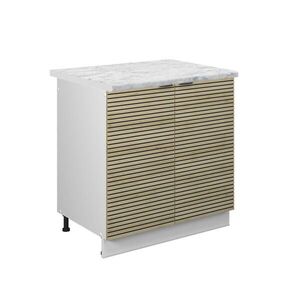 Vicco SPODNÁ SKRINKA POD DREZ Fame-Line Dubový panel 80 cm , AP Marble vyobraziť