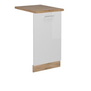 Vicco PREDNÝ PANEL R-Line Biely vysoký lesk 45 cm , AP Oak vyobraziť