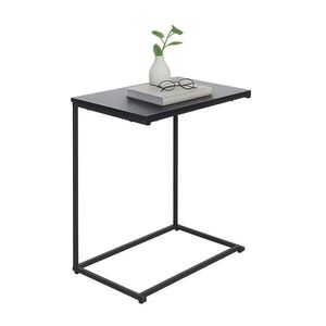 Relaxdays STOLÍK Čierna C-tvar kov vyobraziť
