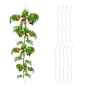 Relaxdays SPIRÁLA Strieborná 10-dielny set pozinkovaná oceľ 90 cm vyobraziť