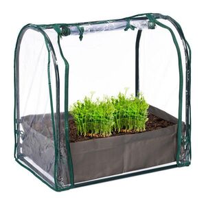 Relaxdays PARANISKO Zelené Transparentné PVC fólia 70 cm vyobraziť