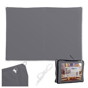Relaxdays SLNEČNÁ PLACHTA Sivá UV ochrana 30+ 2x3 m vyobraziť