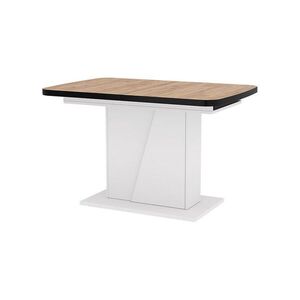 Vicco JEDÁLENSKÝ STÔL Fenaro, Dub Goldkraft/biely, 120-160 x 80 cm rozšíriteľná vyobraziť