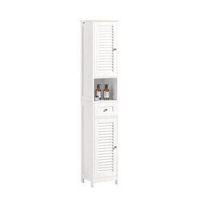 SoBuy MOBILNÝ alto bagno so zásuvkou Biela 29x26x170cm Klasický vyobraziť