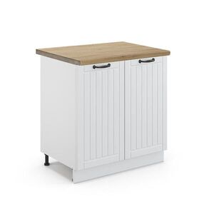 Vicco SPODNÁ SKRINKA POD DREZ Fame-Line Biely vidiecky dom 80 cm , AP Oak vyobraziť