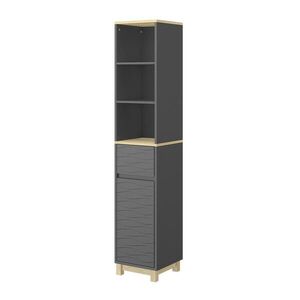 Vicco KÚPEĽŇOVÝ NÁBYTOK Livia antracitová 30 x 151 cm so zásuvkou vyobraziť
