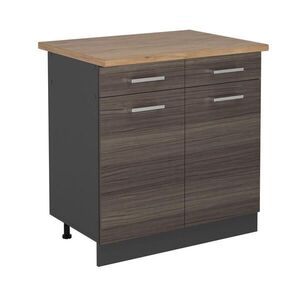 Vicco KUCHYNSKÁ SPODNÁ SKRINKA R-Line Ušľachtilá šedá 80 cm , AP Oak vyobraziť