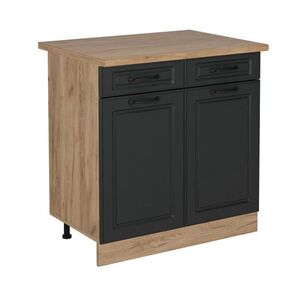 Vicco KUCHYNSKÁ SPODNÁ SKRINKA R-Line Antracitový vidiecky dom 80 cm , AP Oak vyobraziť