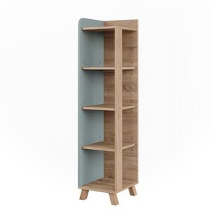 Vicco KÚPEĽŇOVÝ NÁBYTOK Karen Sonoma/modrá 30 x 128 cm so 4 priehradkami vyobraziť