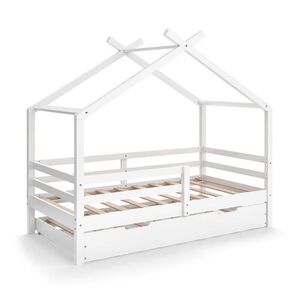 VitaliSpa DOMÁCA POSTEĽ Luni biely 160 x 80 cm s výsuvnou posteľou pre hostí vyobraziť