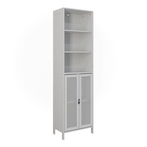 Vicco KÚPEĽŇOVÁ SKRINKA Liora biely 48 x 170 cm s 2 dverami vyobraziť