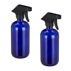Relaxdays ROZPRAŠOVAČ Modrá 2ks-Set Sklo 500 ml vyobraziť